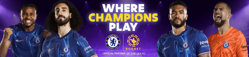 Roobet Chelsea FC Partners