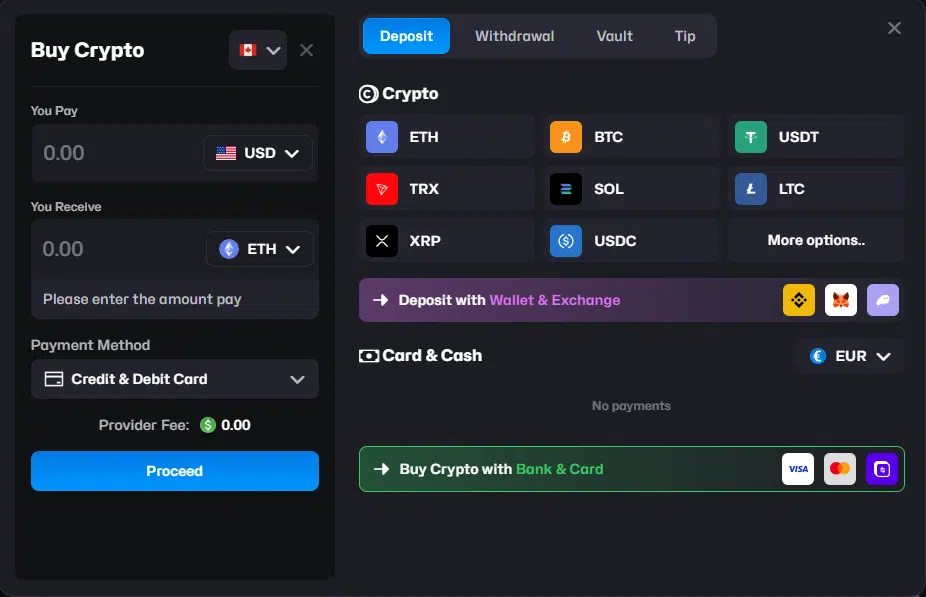 razed payment methods