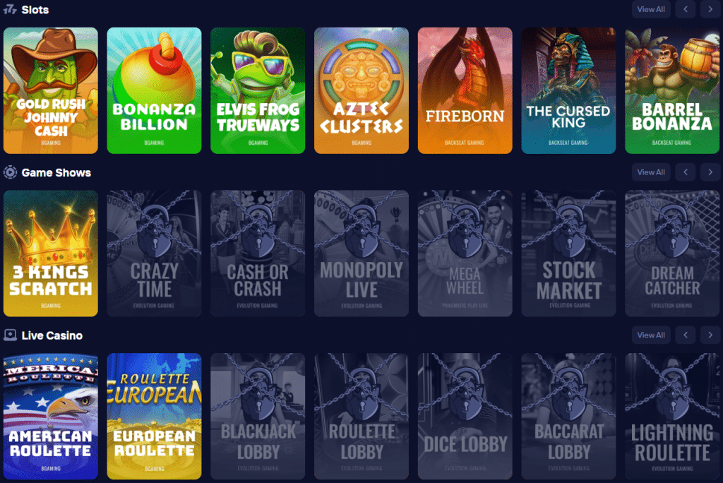 Duel Casino Games